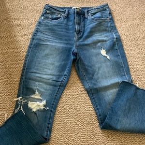 Madewell distressed denim
